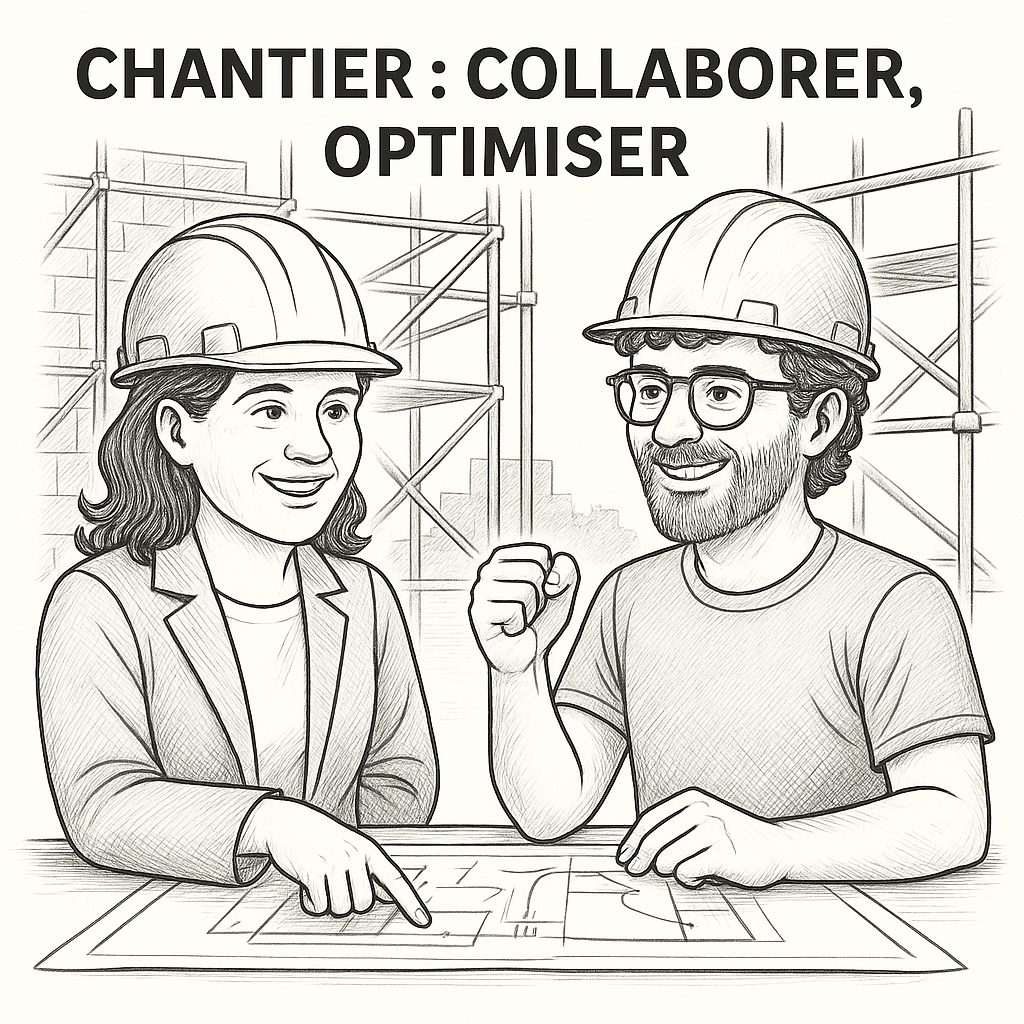 Illustration chantier de rénovation