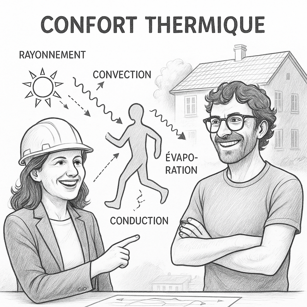 Illustration confort dans le bâtiment