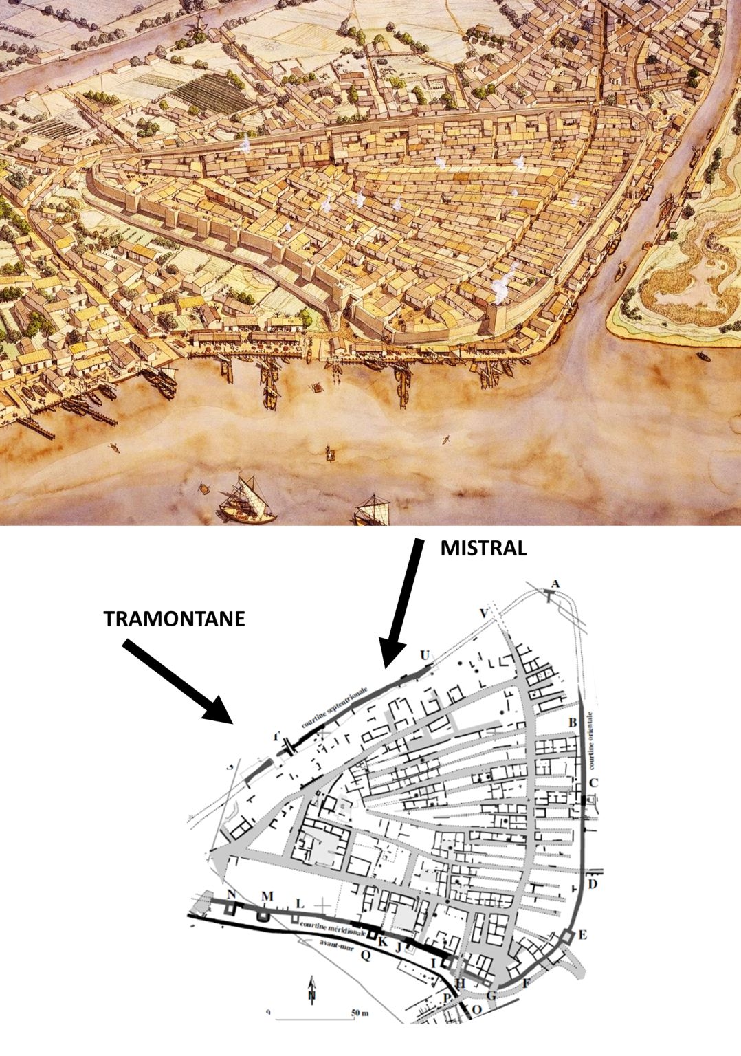 Illustration : Et si les villes antiques étaient mieux protégées du vent que les nôtres ?