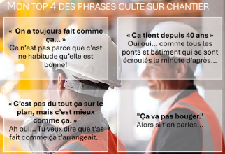Humour et réalités chantier – les phrases cultes
