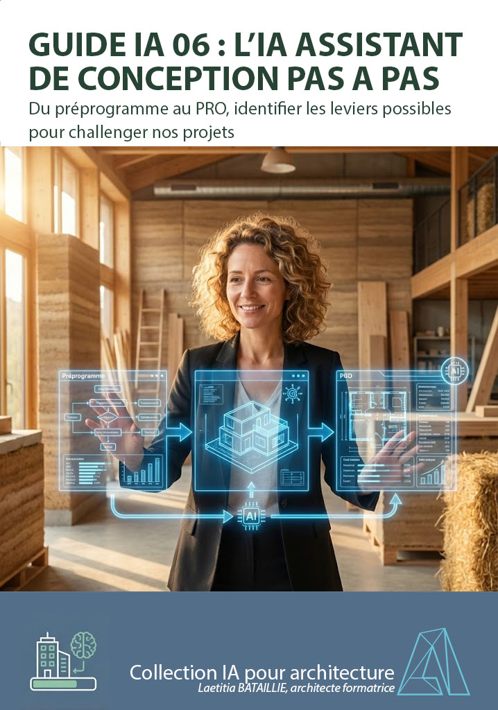 Visuel formation IA06 — Conception architecturale pour architectes — format A4