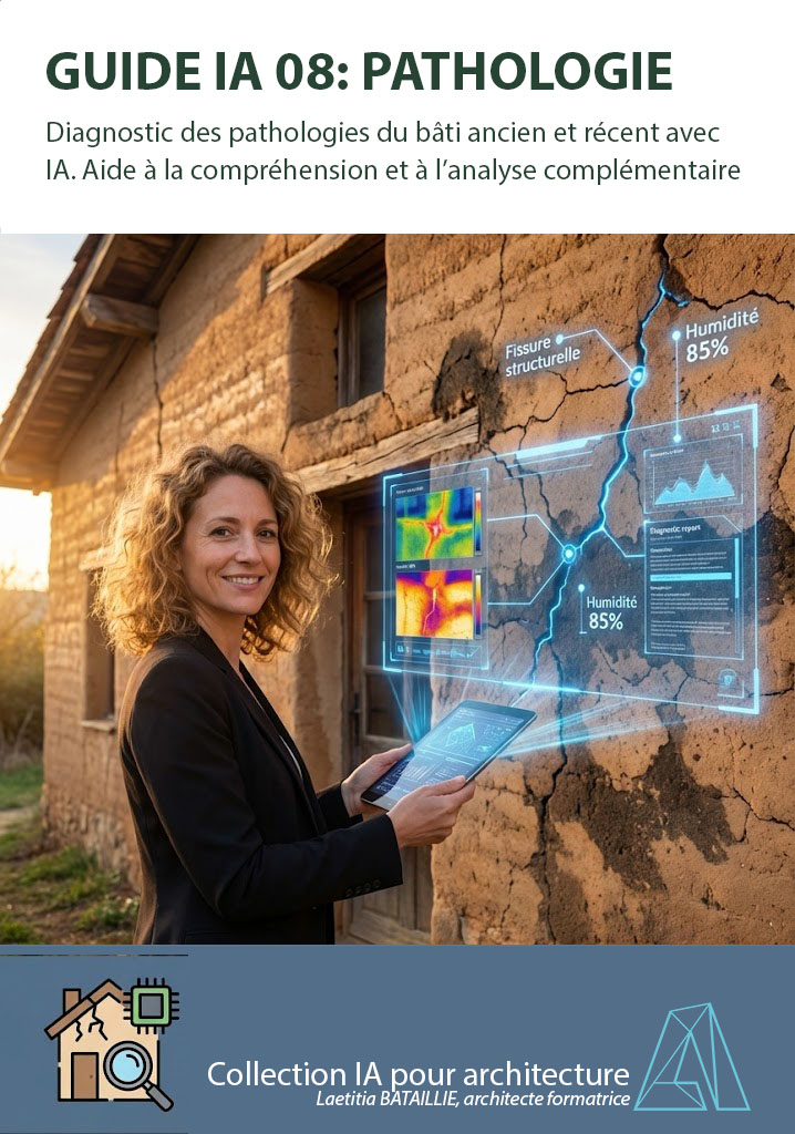 Visuel formation IA08 — Pathologies du bâti pour architectes — format A4