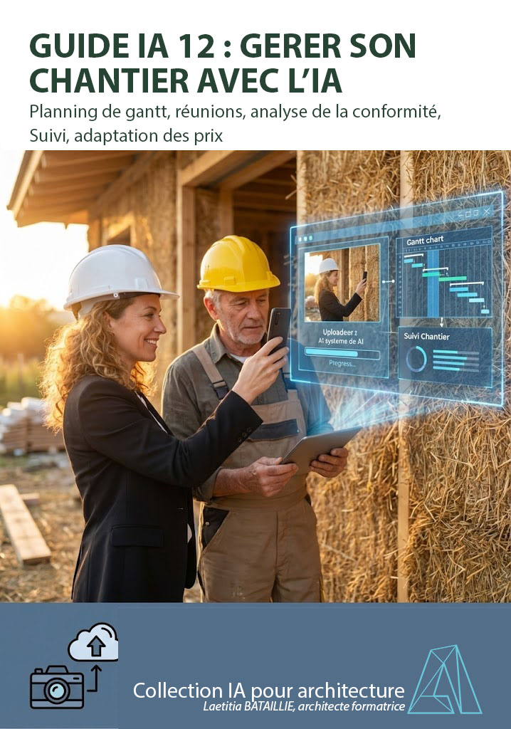 Visuel formation IA12 — Suivi de chantier pour architectes — format A4