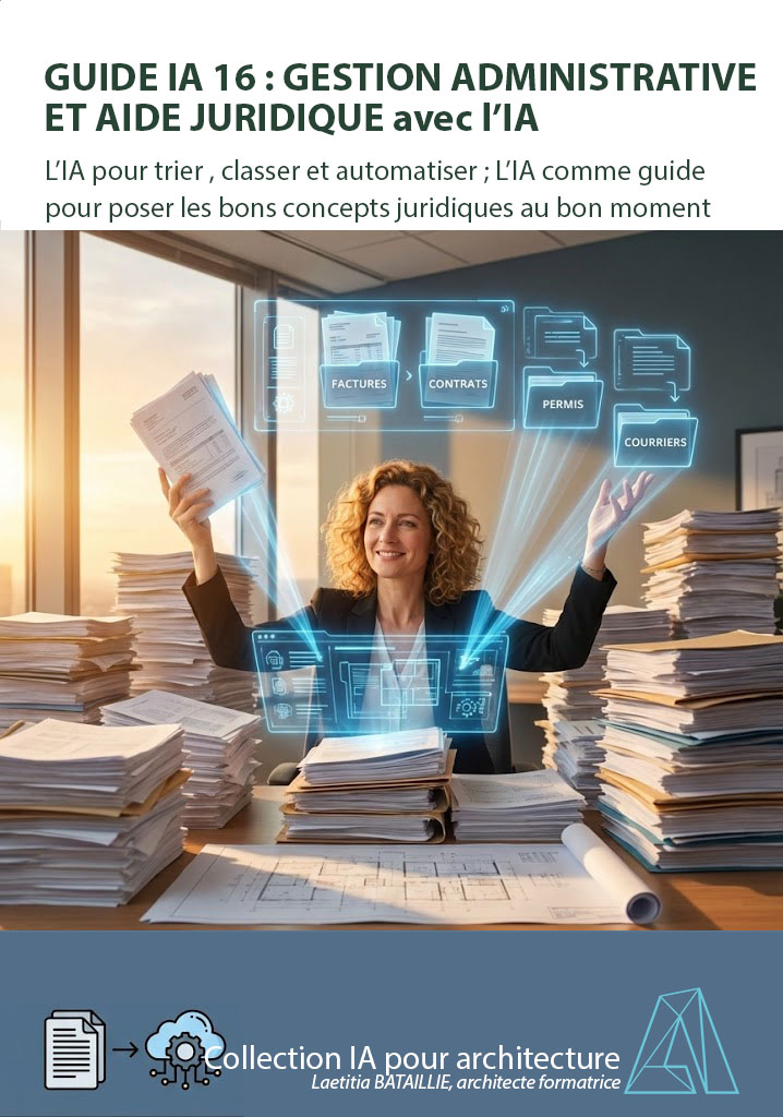 Visuel formation IA16 — Gestion administrative pour architectes — format A4