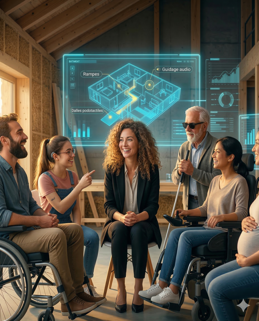 Illustration accessibilité du cadre bâti