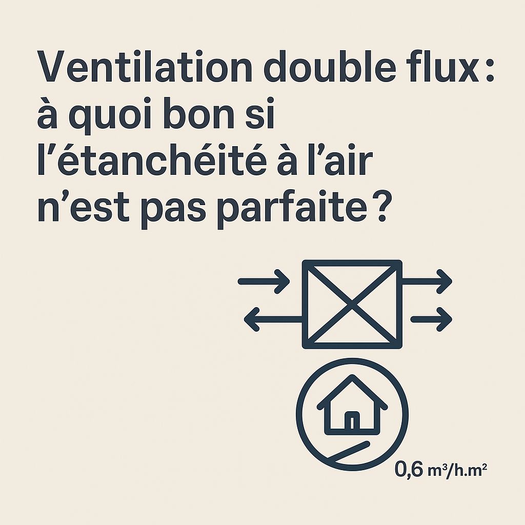 Post LinkedIn - Ventilation double flux et rénovation « imparfaite »